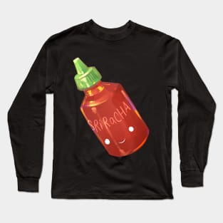 Cute Sriracha Long Sleeve T-Shirt